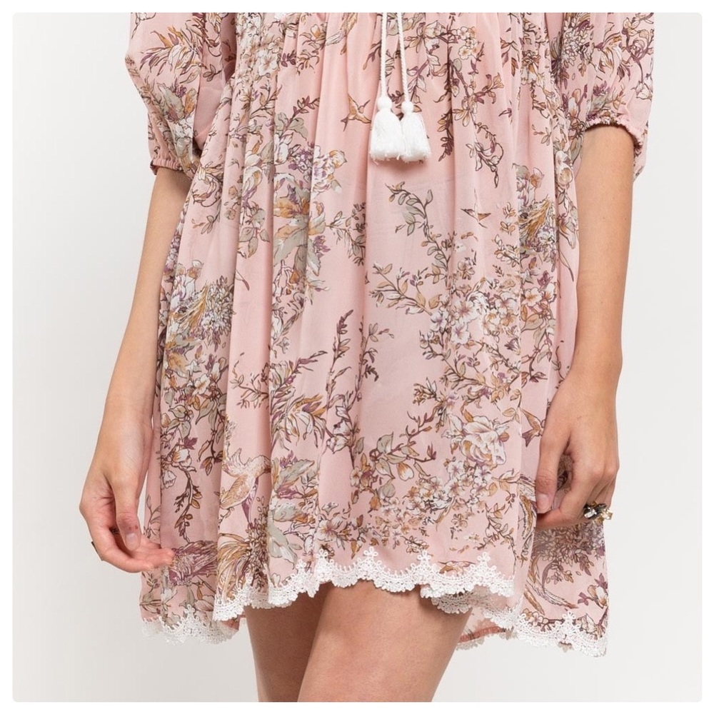 POL Floral Babydoll Tunic - Picture 4 of 7